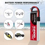 HRB 3S 5200mAh 11,1V 100C LiPo-Akku mit TRX-Stecker ( 2 St.)