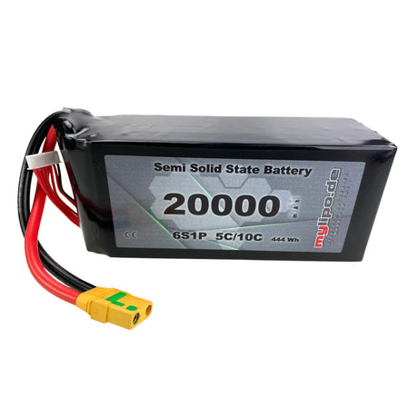 Mylipo Semi-Solid-State Lipo Akku 20.000mAh 22,2V 5C MULTICOPTER XT90 Antiblitz
