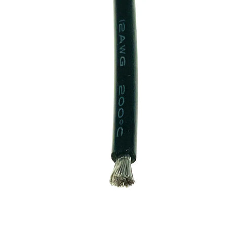Silikonkabel 12AWG (3,13mm²) rot/schwarz