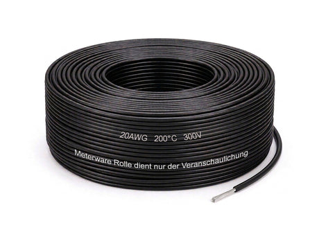 Keeppower Silikonkabel 20 AWG 0,5 mm² 200°C 300V flexibel verzinnt Meterware