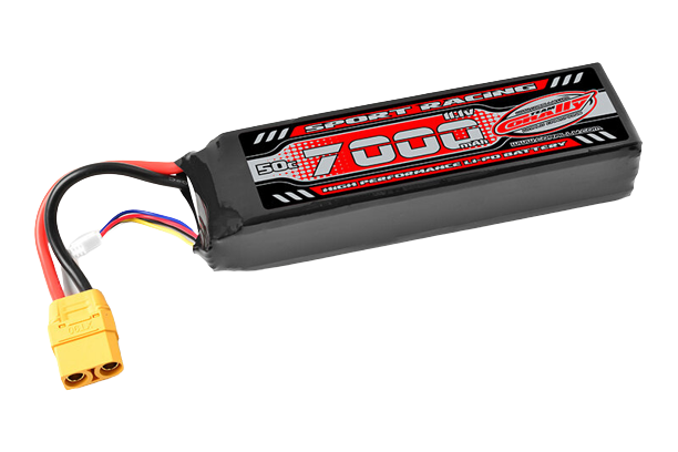 Team Corally Sport Racing 3S 7000mAh 11,1V 50C XT90 Semi-Soft Case LiPo Akku
