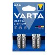 Varta Ultra Lithium Batterie AAA - Micro 6103 - LR03 - 4er Pack
