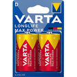 Varta Mono D 04720 LONGLIFE MAX POWER in 2er-Blister