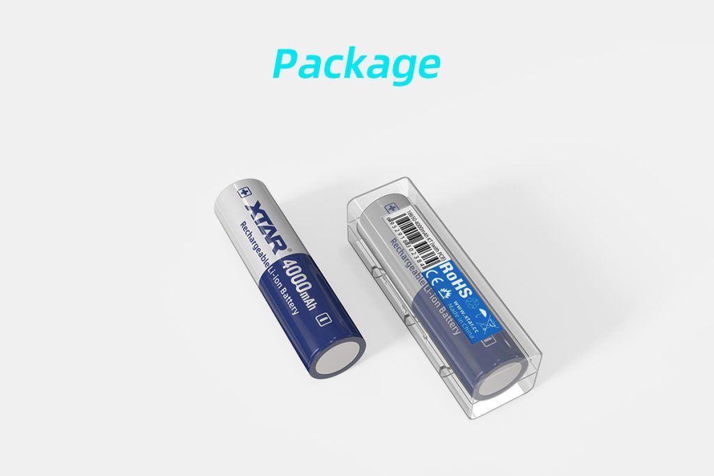 XTAR 18650 4000mAh 3,7V Li-Ion-Akku (geschützt)