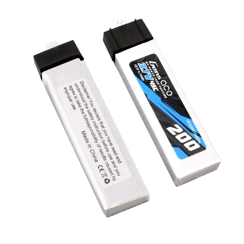Gens Ace 200mAh 3.7V 45C 1S1P Lipo Akku (2 Stück) - LiPo24.de