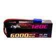 CNHL LiHV 6000mAh 15,2V 4S 120C HV Hartschalen-Lipo-Akku EC5-Stecker - LiPo24.de