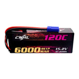 CNHL LiHV 6000mAh 15,2V 4S 120C HV Hartschalen-Lipo-Akku EC5-Stecker - LiPo24.de