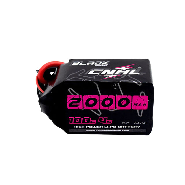 CNHL Black Series 2000mAh 14,8V 4S 100C Lipo-Akku XT60-Stecker - LiPo24.de