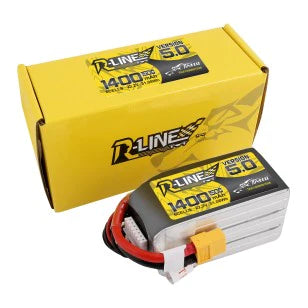 Tattu R-Line Version 5.0 1400mAh 22.2V 150C 6S1P Lipo Akkupack XT60 - LiPo24.de