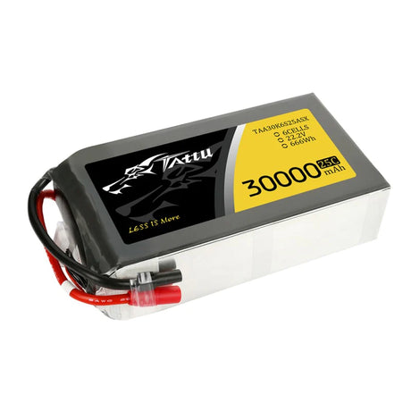 Tattu 30000mAh 22,2V 25C 6S1P Lipo Akkupack mit AS150+XT150 - LiPo24.de