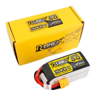 Tattu R-Line Version 5.0 1200mAh 22,2 V 150 C 6S1P Lipo-Akku XT60 - LiPo24.de