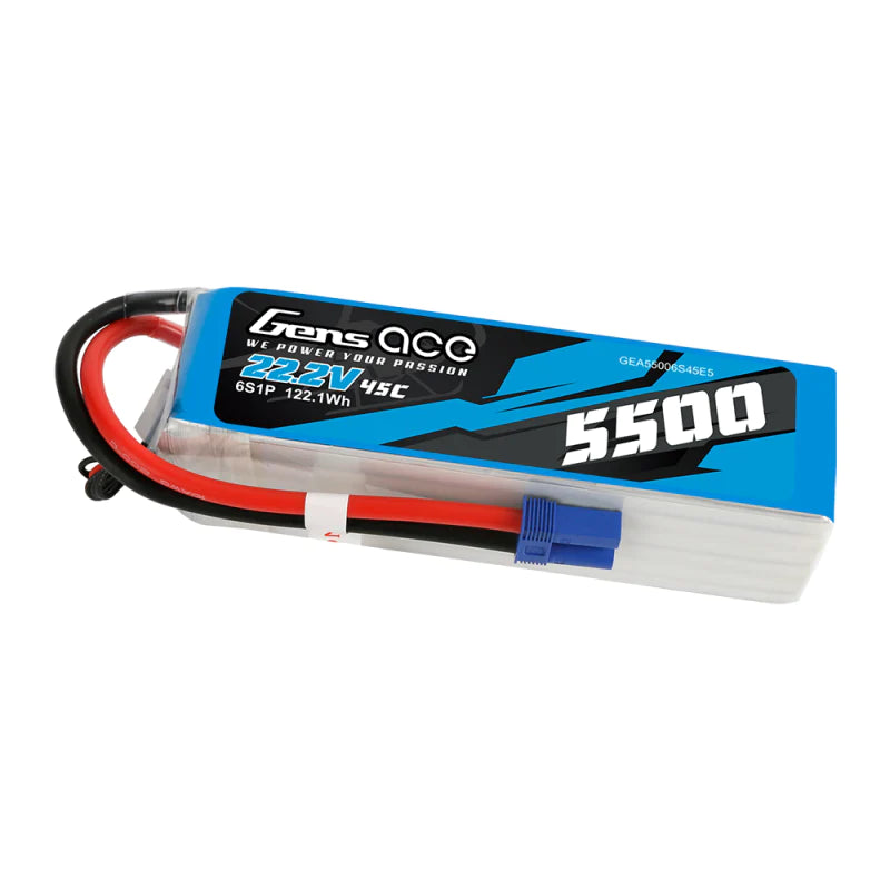 5500mAh / 6S / EC5