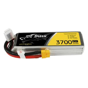 Tattu 3700mAh 14.8V 45C 4S1P Lipo Akku mit XT60 - LiPo24.de