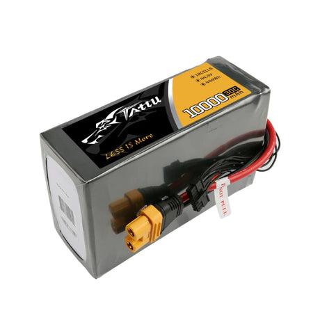 Tattu 10000mAh 44,4V 30C 12S1P Lipo Akkupack mit AS150U Stecker - LiPo24.de