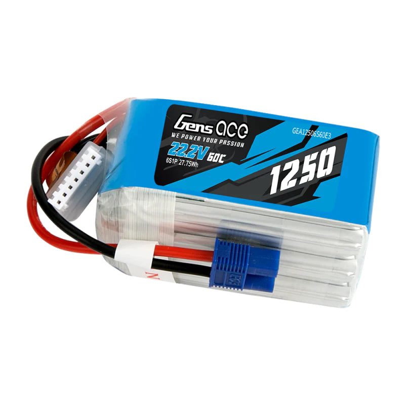 1250mAh / 6S / EC3