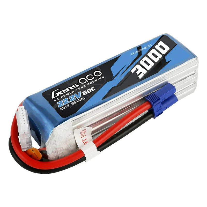 3000mAh / 6S / EC5