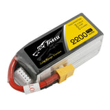 TATTU 2200mAh 14,8V 75C 4S1P Lipo Akkupack mit XT60 Long Range Version - LiPo24.de