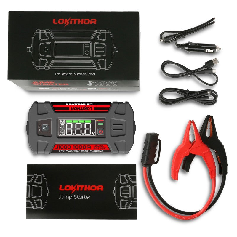 Lokithor 1000 A 12 V 26 Wh Lithium-Starthilfe - LiPo24.de