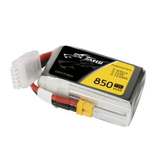 Tattu 850mAh 4S 14.8V 75C Lipo Akku mit XT30 Stecker - LiPo24.de