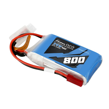 Gens Ace Lipo 800mAh 7,4V 45C 2S1P Lipo Akku - LiPo24.de