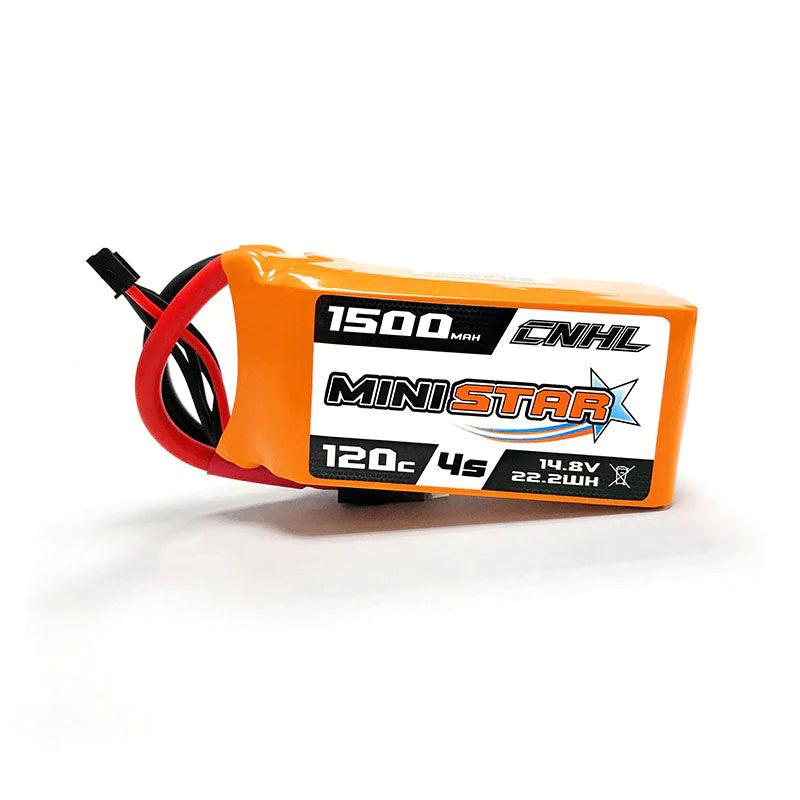CNHL MiniStar 1500mAh 4S 14,8V 120C Lipo-Akku XT60-Stecker (2 St.) - LiPo24.de