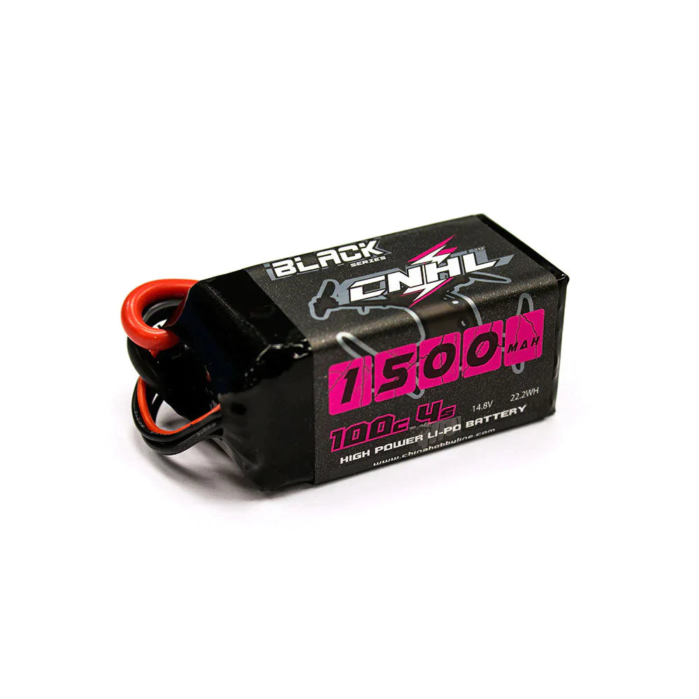 CNHL Black Series 1500mAh 14,8V 4S 100C Lipo-Akku mit XT60-Stecker (2 St.) - LiPo24.de