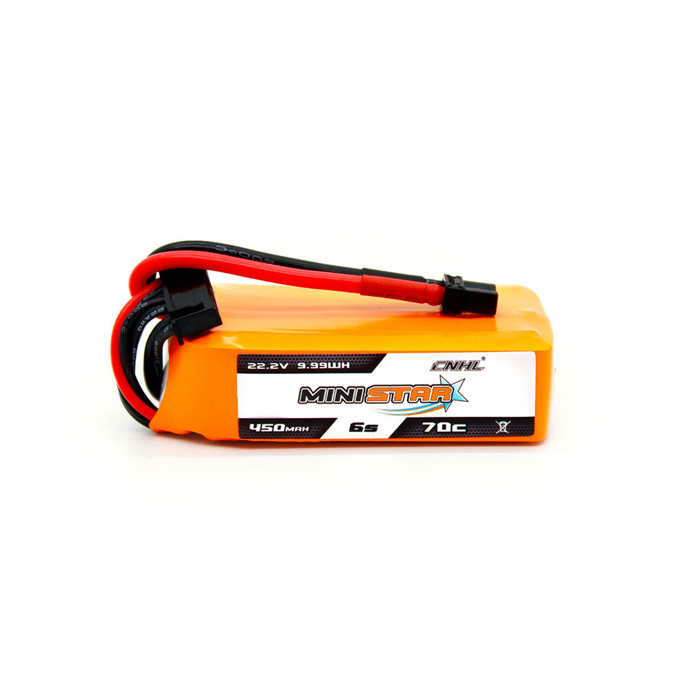 CNHL MiniStar 450mAh 22,2V 6S 70C Lipo Akku mit XT30U - LiPo24.de