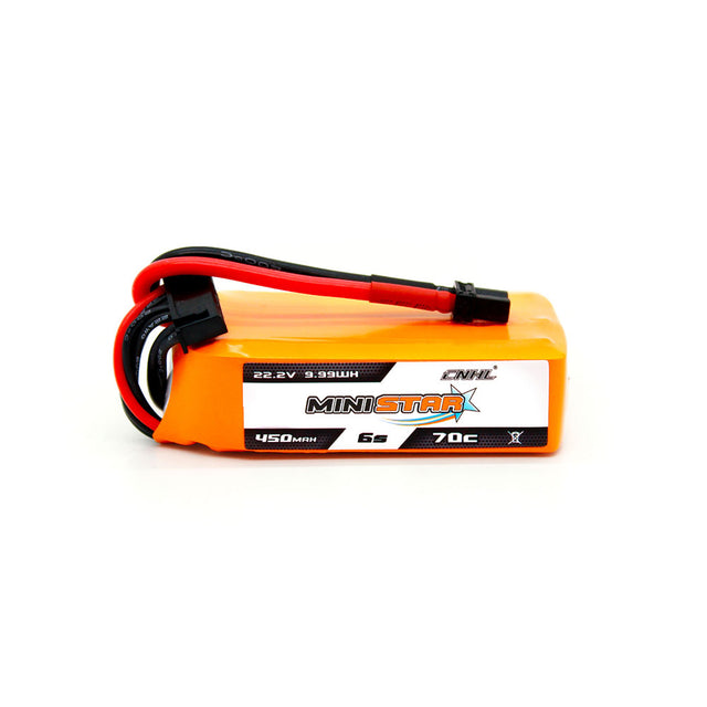 CNHL MiniStar 450mAh 22,2V 6S 70C Lipo Akku mit XT30U - LiPo24.de