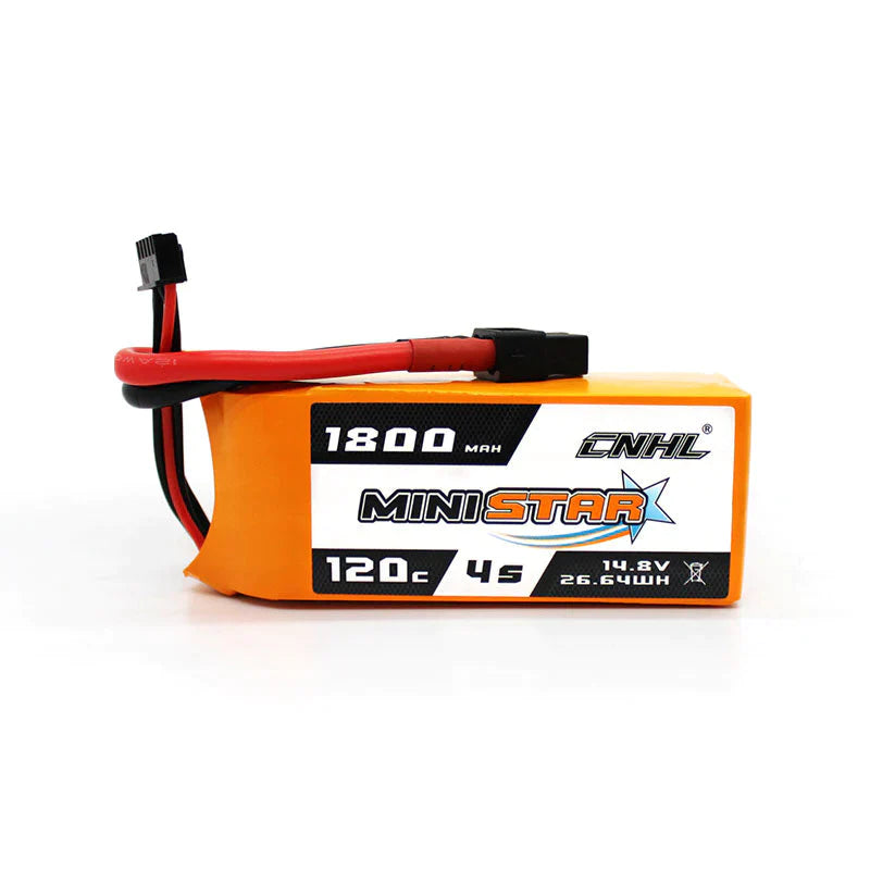 CNHL MiniStar Lipo 1800mAh 14,8V 4S 120C XT60-Stecker - LiPo24.de