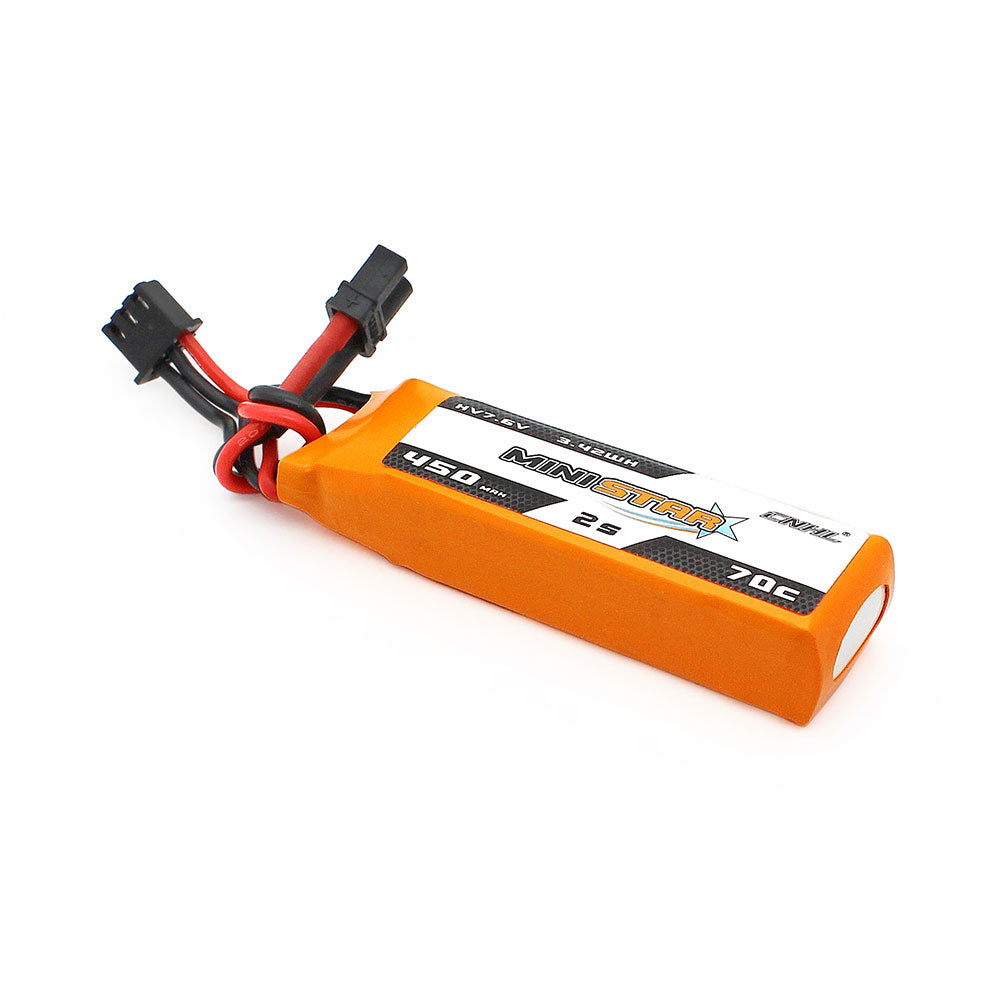 CNHL LiHV MiniStar HV 450mAh 7,6V 2S 70C Lipo Akku mit XT30U (3 St.) - LiPo24.de