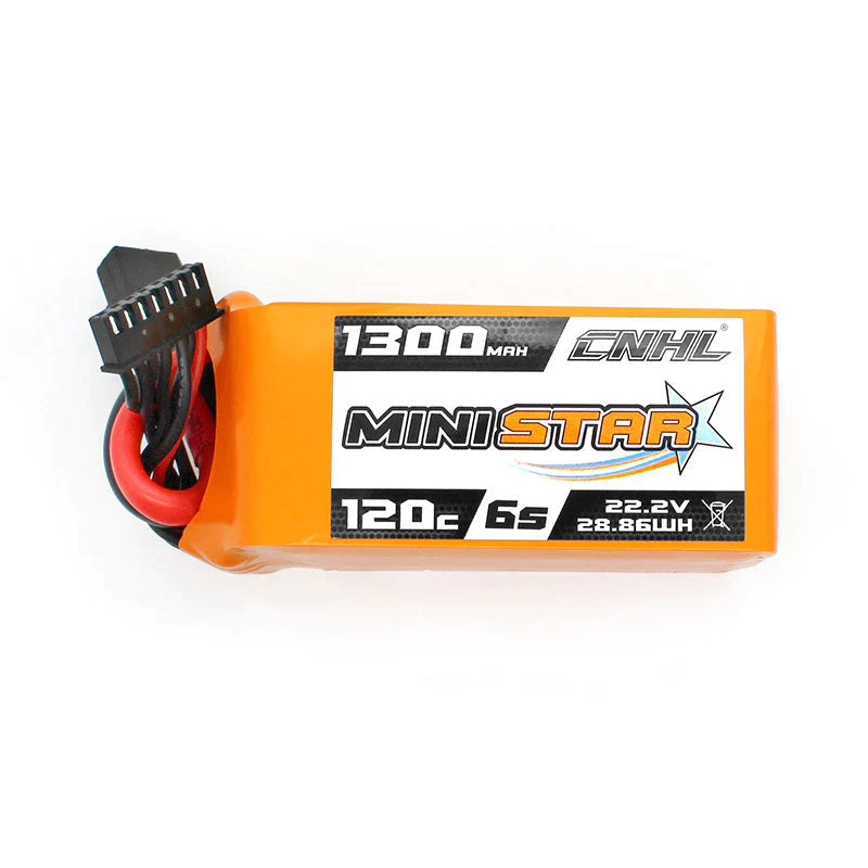 CNHL MiniStar 1300mAh 22,2V 6S 120C Lipo-Akku XT60-Stecker - LiPo24.de