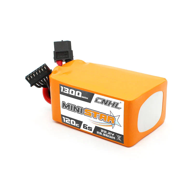 CNHL MiniStar 1300mAh 22,2V 6S 120C Lipo-Akku XT60-Stecker - LiPo24.de