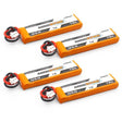 CNHL MiniStar HV 450mAh 3,8V 1S 70C Lipo Akku mit PH2.0 (4 St.) - LiPo24.de