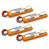 CNHL MiniStar HV 450mAh 3,8V 1S 70C Lipo Akku mit PH2.0 (4 St.) - LiPo24.de