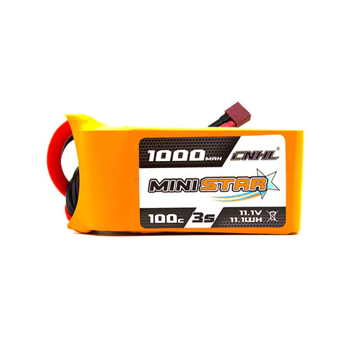 CNHL MiniStar 1000mAh 11,1V 3S 100C Lipo Akku mit T/Dean Stecker - LiPo24.de