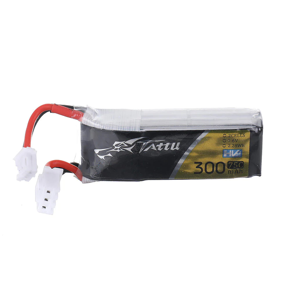 Tattu 300mAh 2S 75C 7.6V Lipo-Akku - LiPo24.de