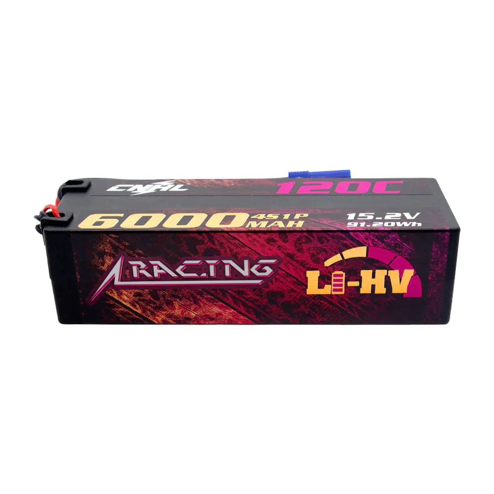 CNHL LiHV 6000mAh 15,2V 4S 120C HV Hartschalen-Lipo-Akku EC5-Stecker - LiPo24.de