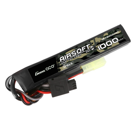 Gens Ace G-Tech 25C 1000mAh 2S1P 7,4V Airsoft Gun Lipo Mini Tamiya - LiPo24.de
