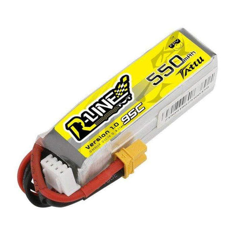 Tattu R-Line 550mAh 11.1V 3S1P 95C Lipo Akku mit XT30 - LiPo24.de