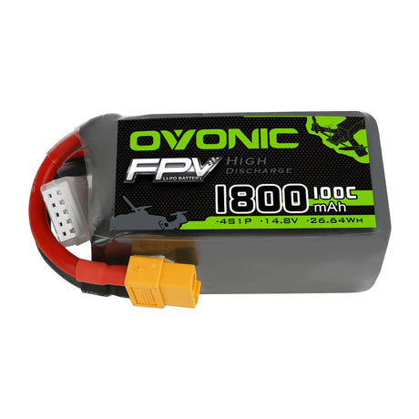 Ovonic 4S 1800mAh 100C 14,8V XT60 Lipo Akkupack - LiPo24.de