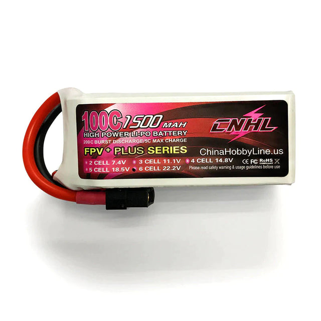 CNHL G+Plus 1500mAh 22,2 V 6S 100 C Lipo-Akku XT60-Stecker - LiPo24.de