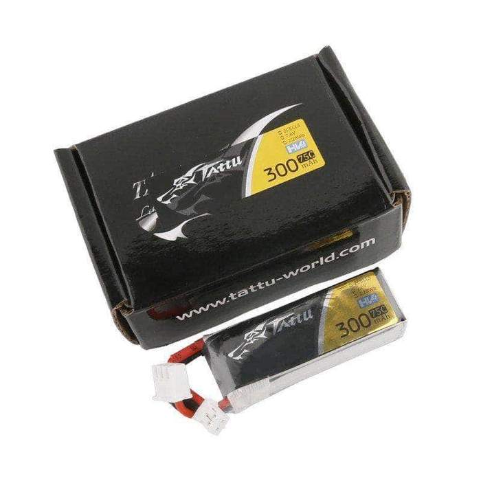 Tattu 300mAh 2S 75C 7.6V Lipo-Akku - LiPo24.de