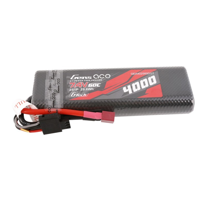 Gens Ace G-Tech 2S 4000mAh 2S1P 7.4V 60C Hardcase T-Stecker