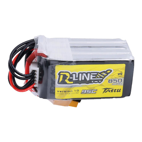 Tattu R-Line 850mAh 4S1P 95C 14.8V Lipo Akkupack mit XT60 Stecker - LiPo24.de