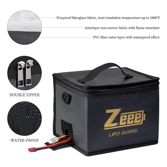 Zeee Akku-Safe-Bag Lipo Battery Storage Guard Safe Pouch (2er-Pack) - LiPo24.de