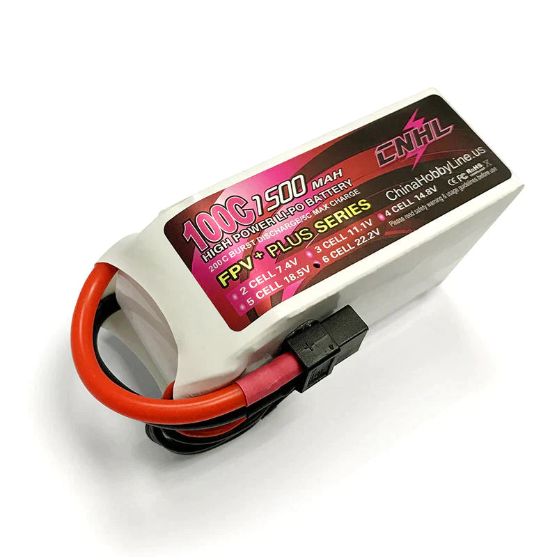CNHL G+Plus 1500mAh 22,2 V 6S 100 C Lipo-Akku XT60-Stecker - LiPo24.de
