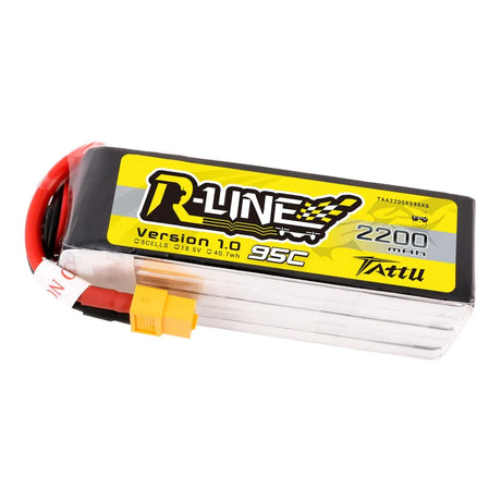 Tattu R-Line 18,5V 2200mAh 5S 95C Lipo Akku mit XT60 Stecker - LiPo24.de