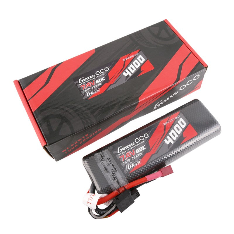Gens Ace G-Tech 2S 4000mAh 2S1P 7.4V 60C Hardcase T-Stecker