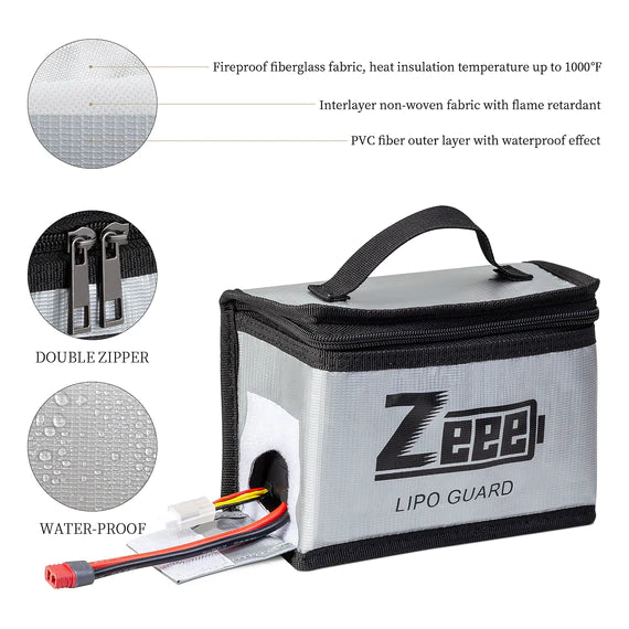 Zeee Akku-Safe-Bag Lipo Battery Storage Guard Safe Pouch (2er-Pack) - LiPo24.de