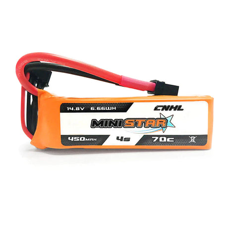 CNHL MiniStar 450mAh 14,8V 4S 70C Lipo-Akku mit XT30U (2 St.) - LiPo24.de